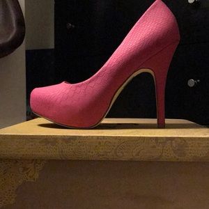 Fuchsia Mix No.6 Pumps
